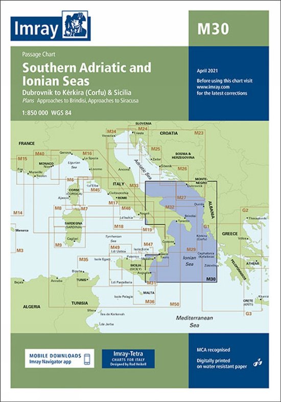 Imray Chart M30 - cover