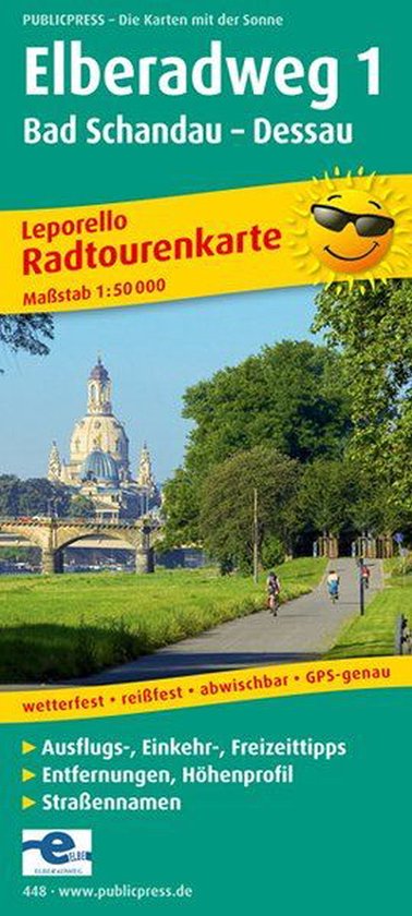 Elberadweg 1, Bad Schandau - Dessau 1 : 50 000 - cover