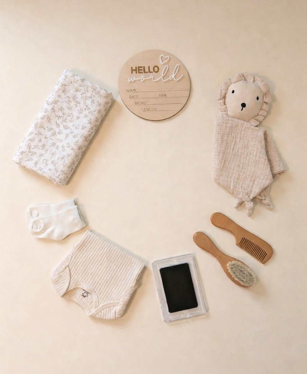 kraamcadeau pakket unisex large - baby cadeau set - luxe verpakking - kadoshop020 – foto 3