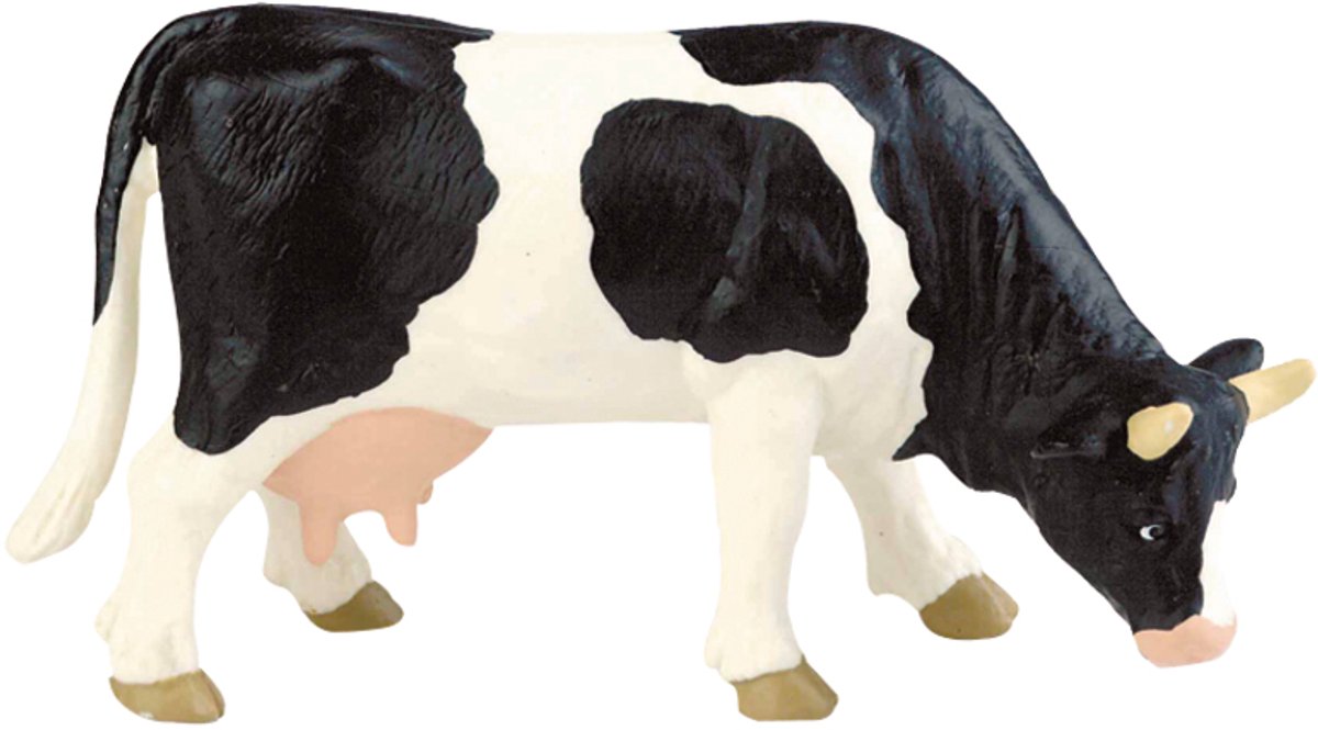 Bullyland 62442 – Speelfiguur en verzamelfiguur Koe Liesel Zwart/Wit – ca. 9 cm – levensecht en detailrijk vormgegeven – ideaal als educatief speelfiguur, taartdecoratie of klein cadeautje voor kinderen vanaf 3 jaar.
