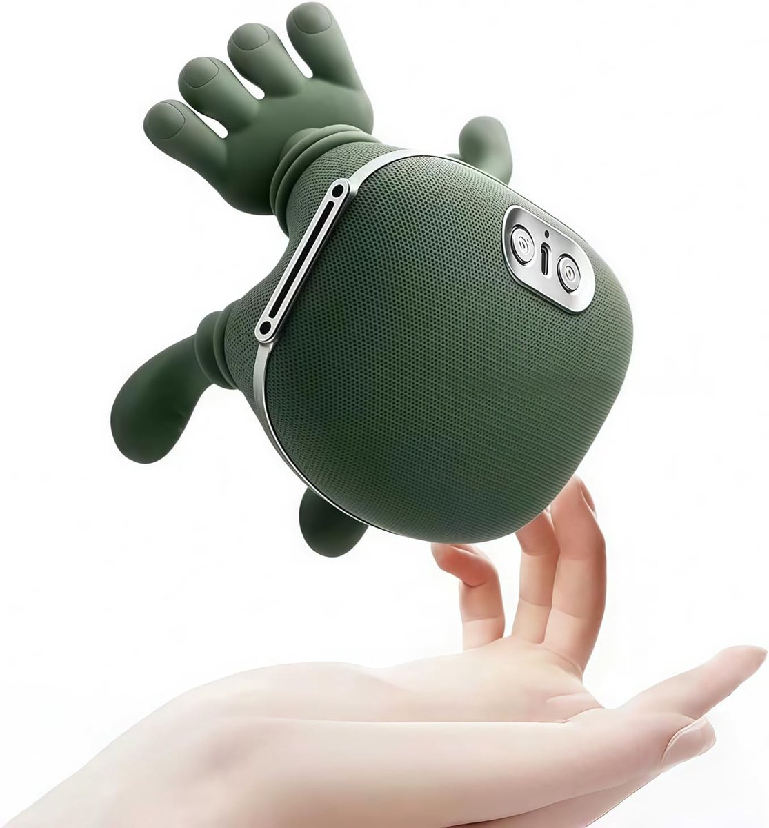 4D Nekmassager - Nekmassager met Verwarming - 4D Shiatsu Kneedtechniek voor Nek - Draadloos - Drie Instelbare Instellingen - Geschikt voor Het Verlichten Van Nekpijn en Het Ontspannen Van Spieren - Groen