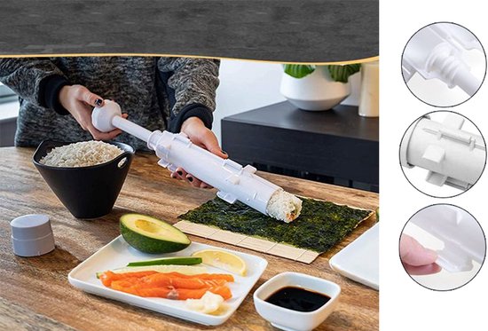 BK Serie - Sushi Set XL - Bazooka - Mes - Bamboo van Merkloos	 — afbeelding 5