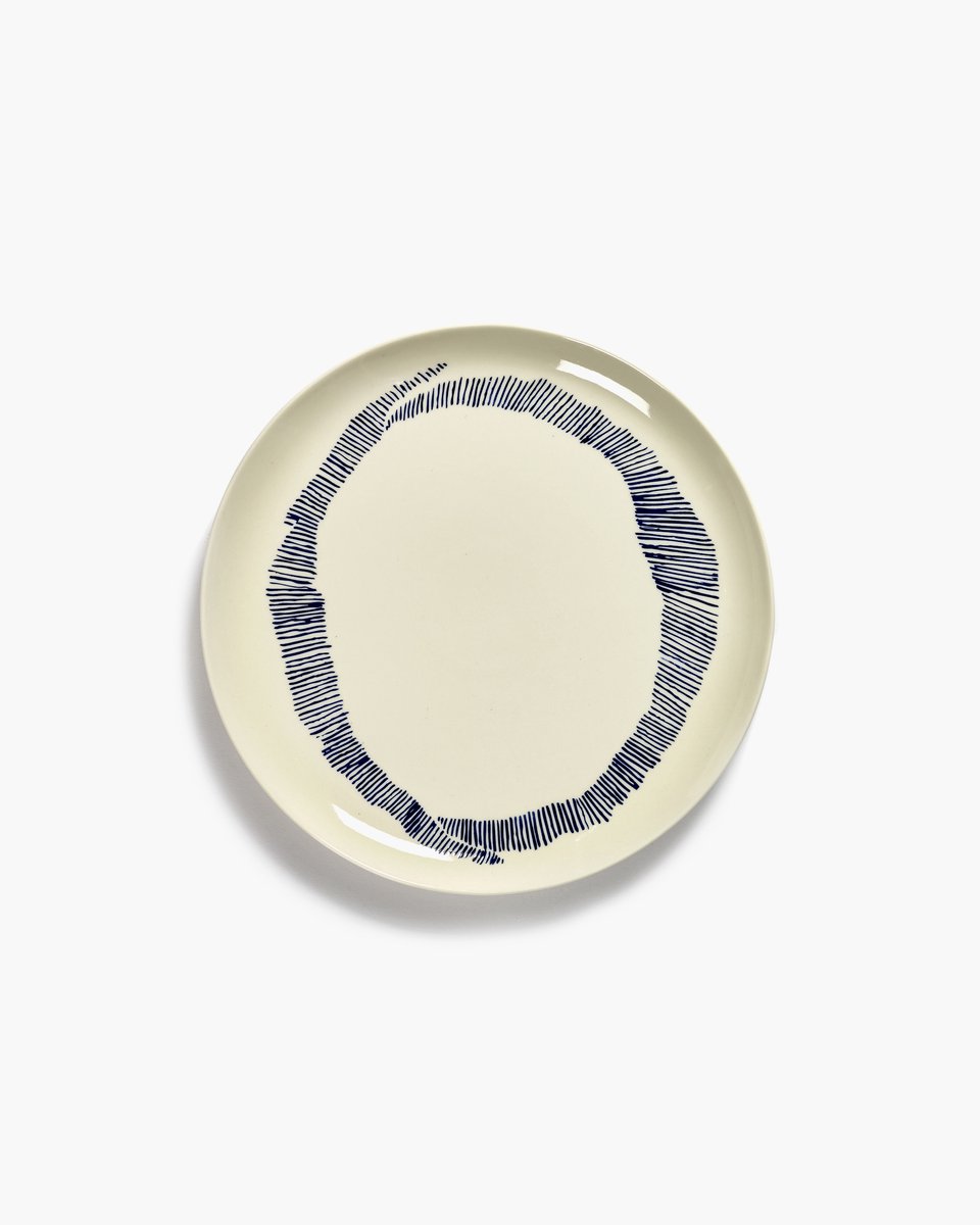 Serax - Ottolenghi Feast - Bord L - Wit/Blauw - 26 Ø - 2 stuks