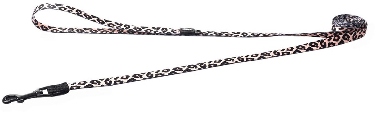 Rogz Fusion Lijn Leopard Pink - Hondenriem - S