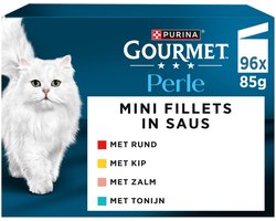 Gourmet Perle Mix - Kattenvoer Natvoer - Land en Zee - 96 x 85 g