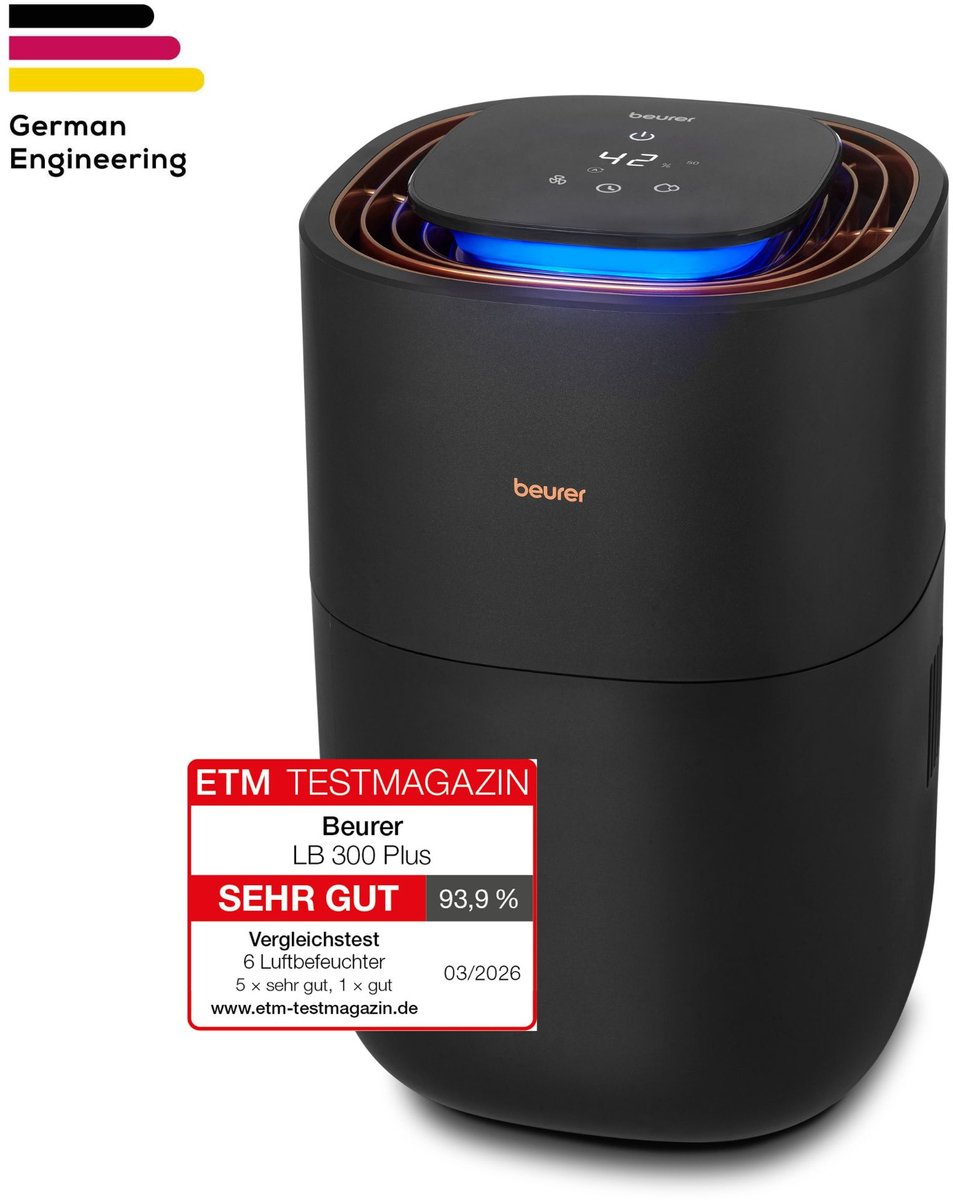 Beurer LB 300 Plus Luchtbevochtiger 1 stuk(s) Zwart