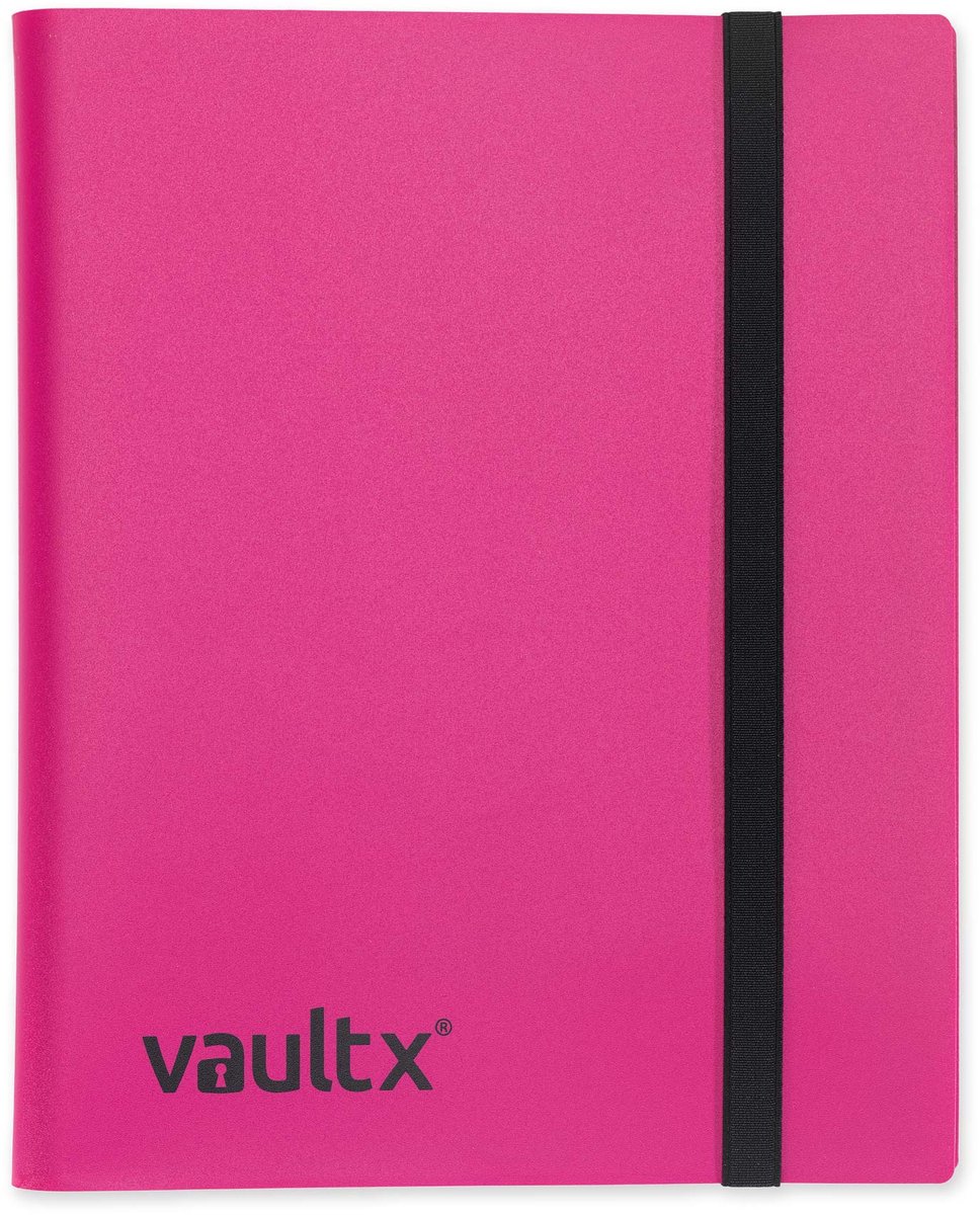 Vault X 9-Pocket Strap Binder - Verzamelmap - 360 Kaarten/Roze
