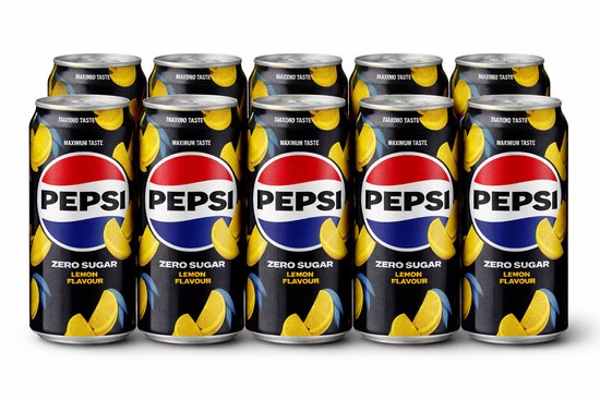 Tray Pepsi Zero Lemon - Sleekcan - 12 x 33 cl.
