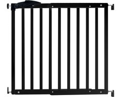 fenss Veiligheidshekje Oslo 71-102 cm hout zwart