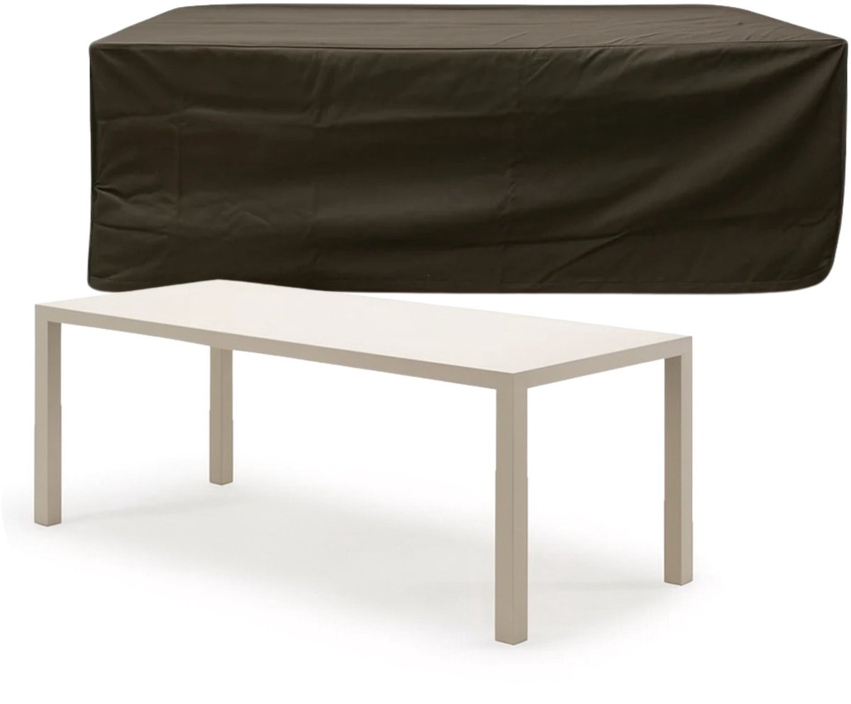 Tuintafelhoes 600D Luxe Donker Bruin - 210 x 100 x 68