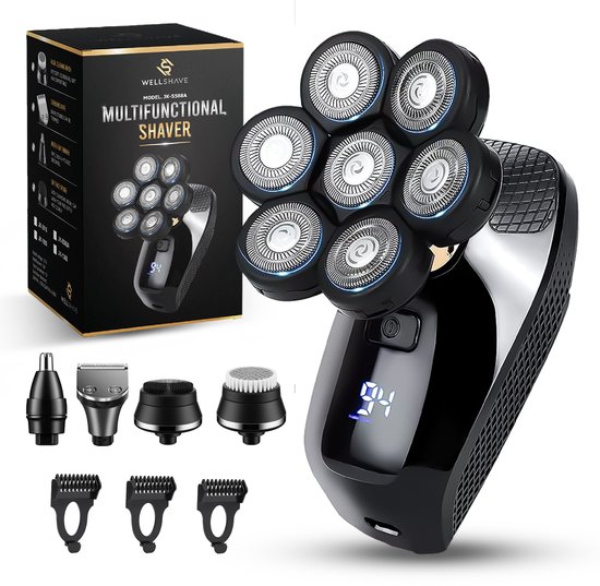 Wellshave 5 in 1 Scheerapparaat Mannen Deluxe - Gezicht en - Wellshave - €49,95