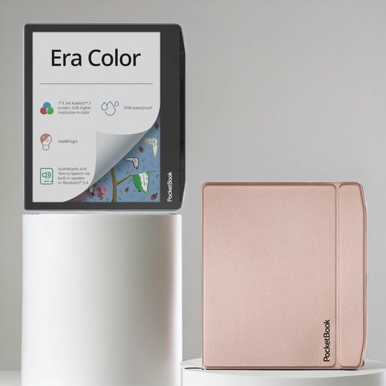 PocketBook Era Color + Beige Hoesje - Flip Cover - Voordeelb ... - cover