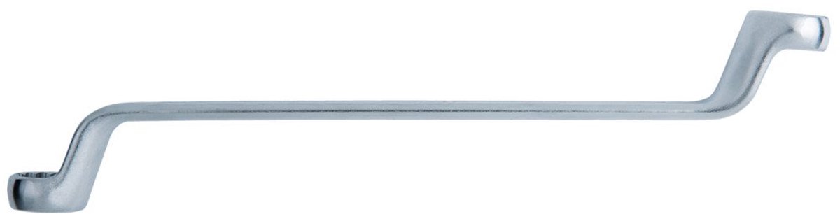 Dubbele Ringsleutel - Diep Gebogen Sleutel - Vastzetten Bouten - FlankTraction Profiel - 21x24mm - Matglans