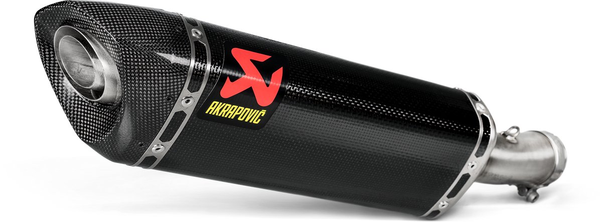 Akrapovic Line Carbon Ninja 400 18 Ref:s-k4so6-apc Niet Gehomologeerde Slip-on Uitlaatdemper Zwart Not Homologated