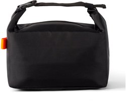 Geïsoleerde lunchtas voor één verpakking, lunchbox van aluminiumfolie, koelelement, draagbare tas voor het bewaren van eten voor het avondeten/picknicken (zwart)