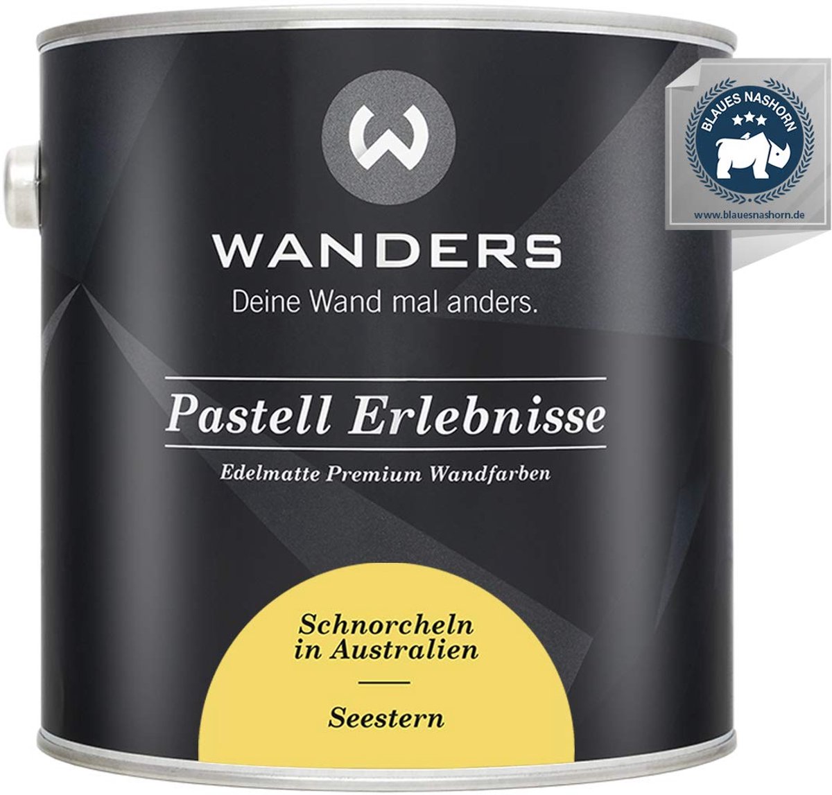 Wanders Muurverf - Edelmatte Krijtverf voor Hout en Meubels - Lichtgeel Seester - 2,5L