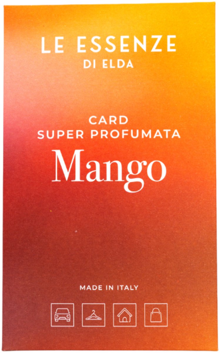 Wasparfum Geurkaart - Le Essenze di Elda - Mango