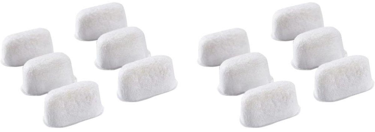 Actieve Koolstof Filters - Koffiemachinefilters - Waterfilter - 12 Stuks - Wit