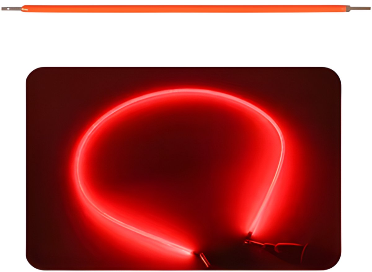 Flexibele LED Filament Rood 13CM 3V 300mA COB - Buigbare Lichtdraad voor Hobby, Modelbouw verlichting en DIY