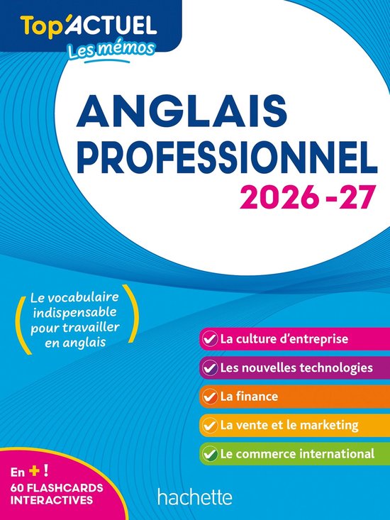 Top'Actuel Anglais professionnel 2026-2027 - cover
