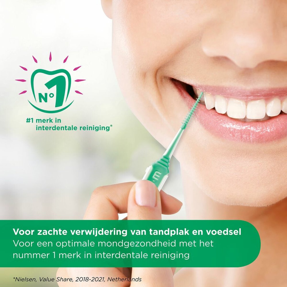 Bol.com GUM Soft-Picks Comfort Flex Mint Medium - 4 x 40 stuks - Voordeelverpakking aanbieding