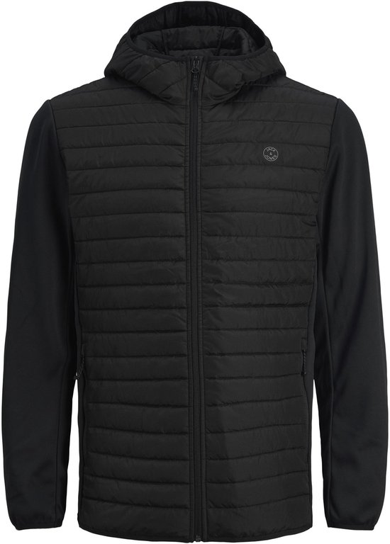 JACK & JONES ESSENTIALS jas JJESTATE zwart | wehkamp