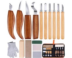 Houtsnijgereedschap, handgereedschapspatronen, sets, handwerk, werksets, de vreugde van het houtsnijwerk