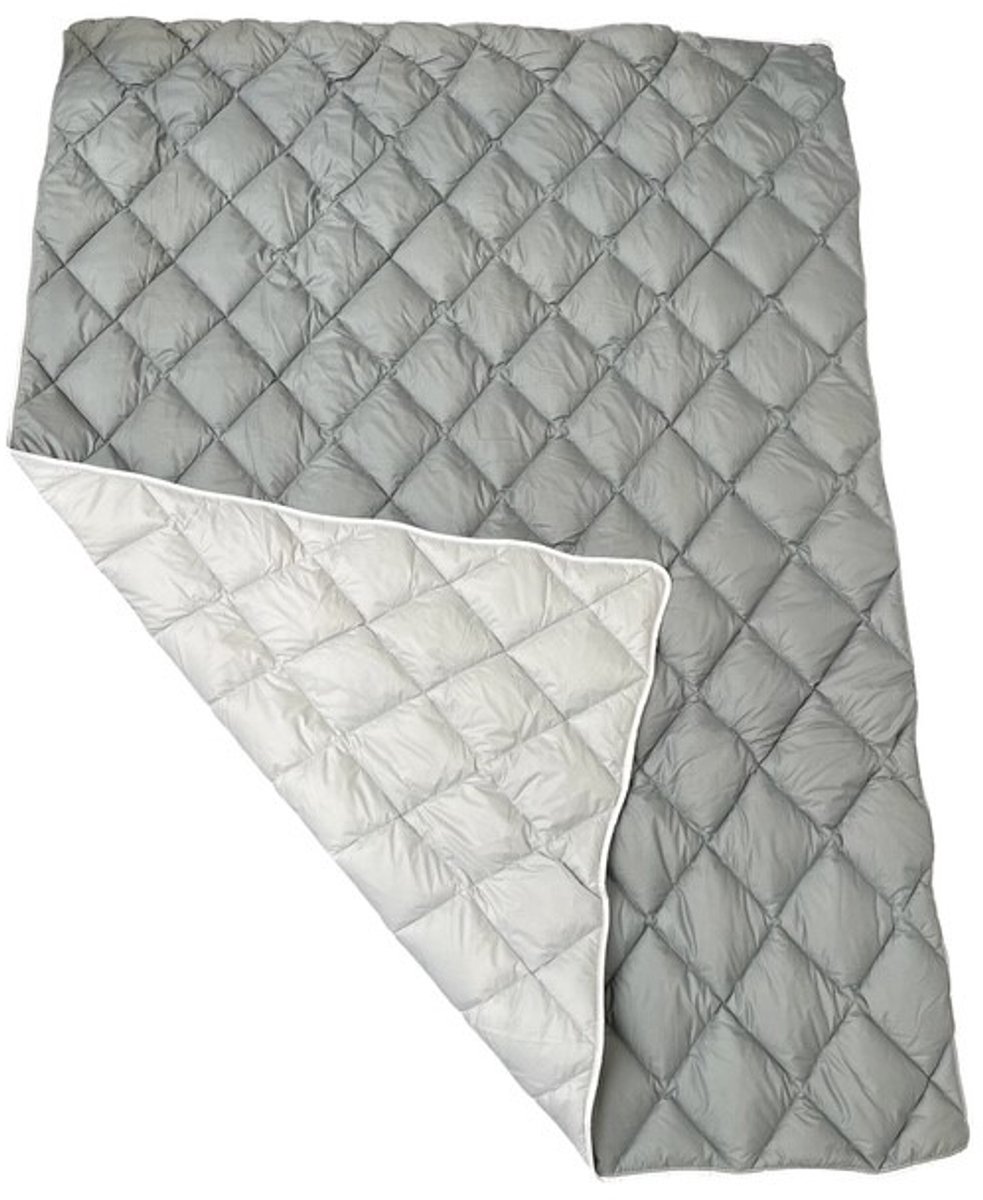 Medisch Wasbaar Dekbed 160x220 cm Zilver/Grijs – Met Instopstrook