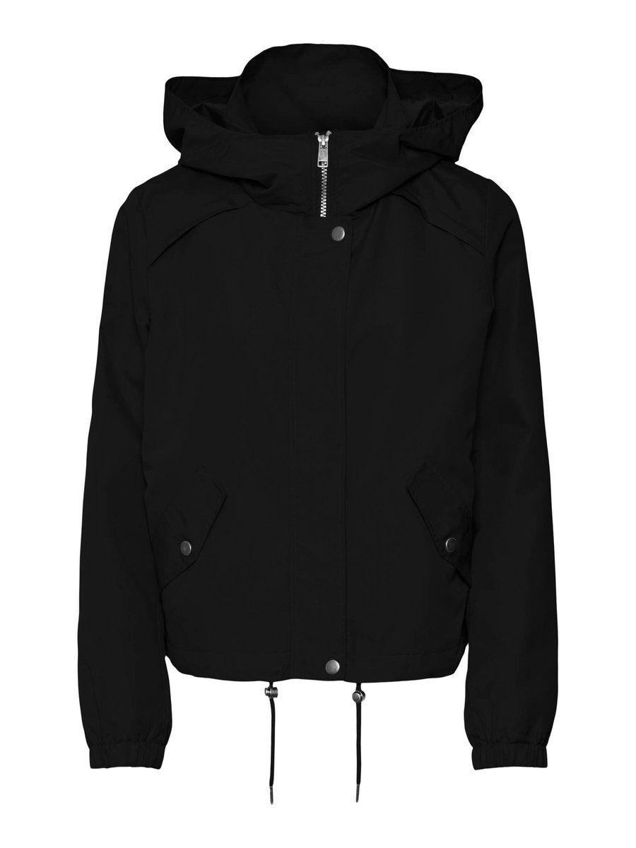 Vero Moda Curve Zoa Short Parka Zwart 44 Vrouw