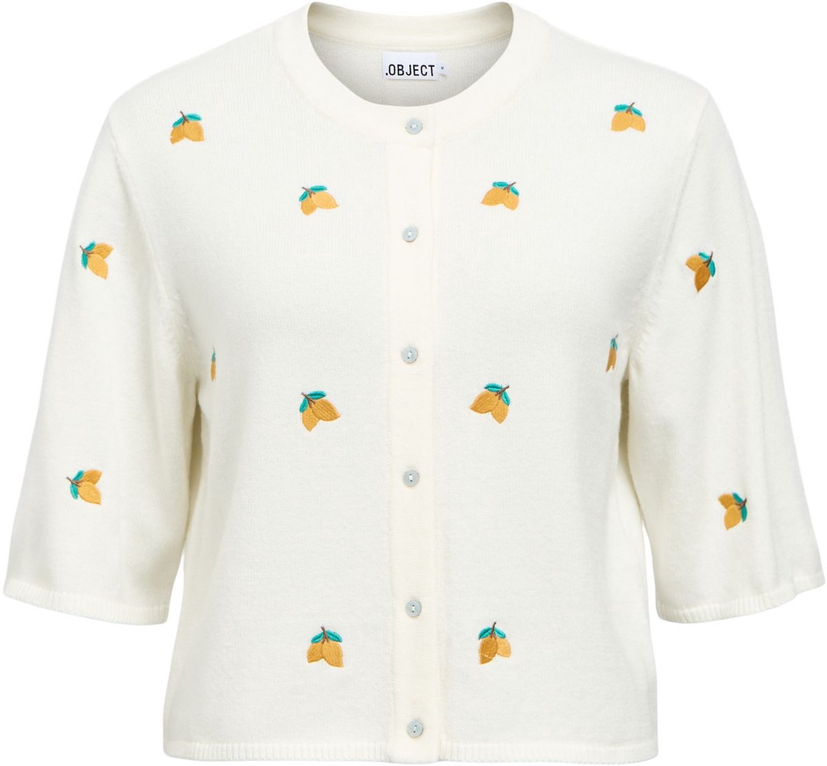Object Thess Cardigan Wit M Vrouw