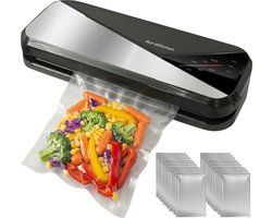 AoraKitchen Vacumeermachine - Vacuummachines - 6 Functies - Incl. 20 Vacumeerzakken & Vacuum Slang