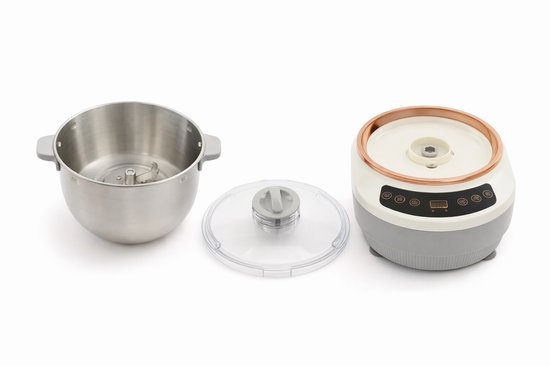 HOB Deegmachine - Kneedmachine - Deegkneedmachine - Deegmixer - Geschikt voor Zwaar Deeg - 7 L Capaciteit - 250W - Met Rijsfunctie van Merkloos — afbeelding 2