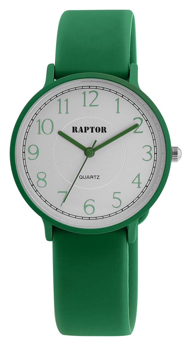 Raptor dameshorloge siliconen Flavia siliconen band horloge, sportief, D: 34mm, kleurrijk, trendy