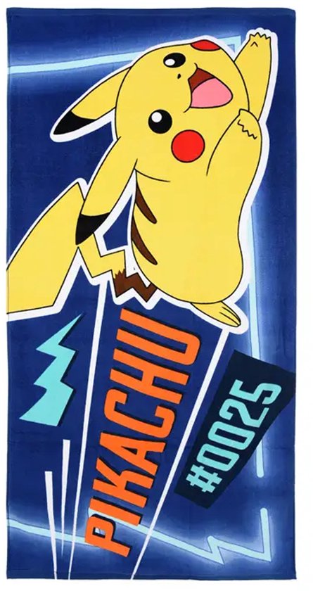 Pikachu Hooded Towel 100% Katoen Kinderen 3D Oren Pikachu Poncho Strand Badhanddoek Zwemwrap
