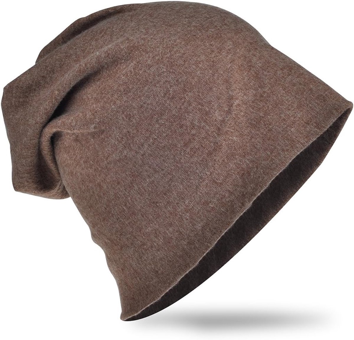 Jersey Slouch Muts - Trendy Hoofddeksel - Dagelijks Gebruik - Comfortabele Pasvorm - 32 x 21 cm