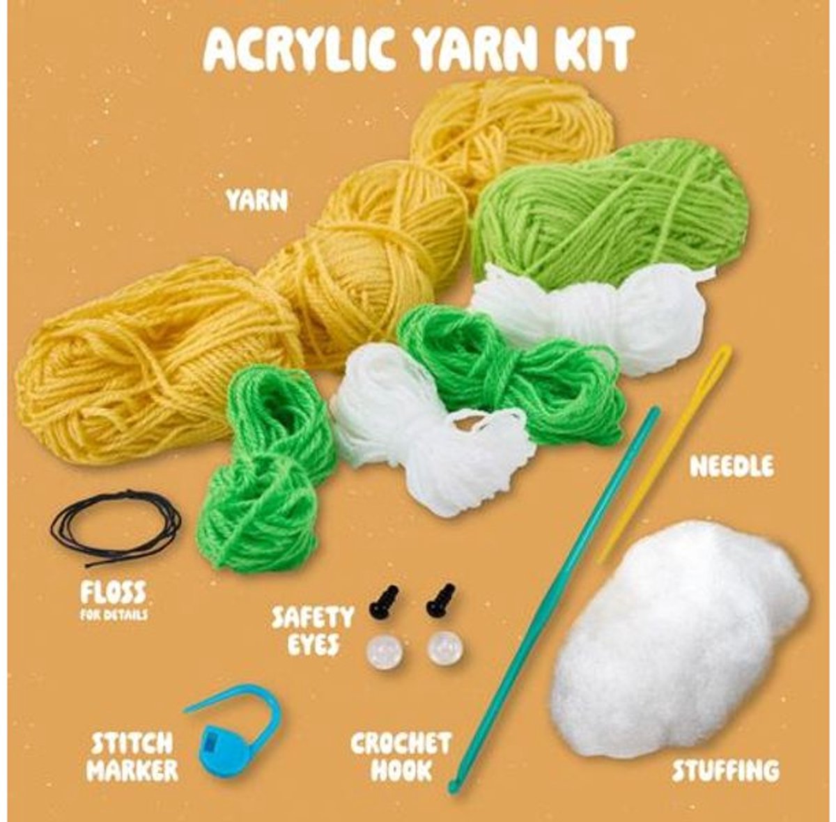 Plaid Bucilla - Haakset - Amigurumi Kit - Zesty Besties - 49829E