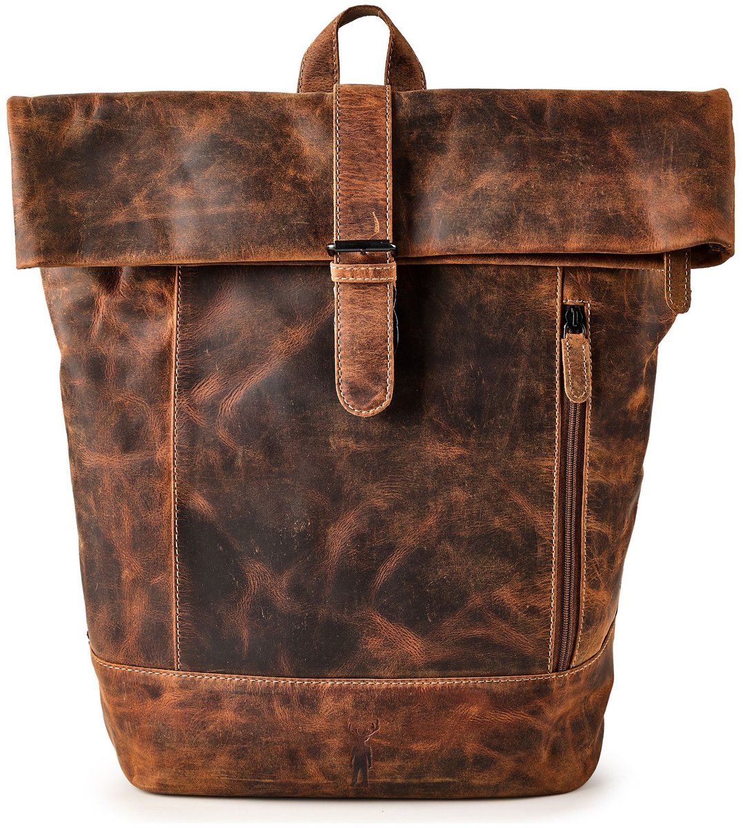 Jack Kinsky Baltimore 15 Zakelijke rugzak Leer 43 cm Laptop compartiment - 46cm (18,3 duim) - cognac