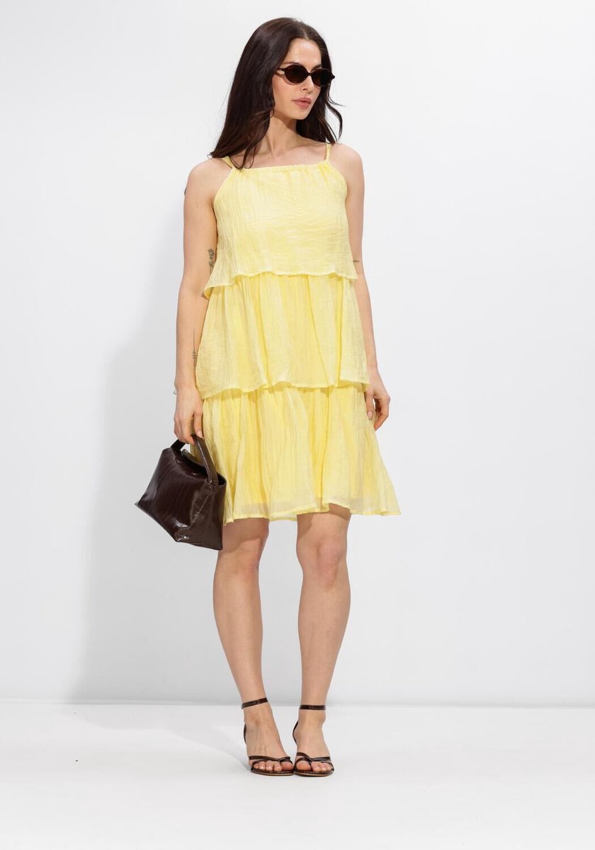 Moves Mejse Dress 4629 Dames - Jurk - Geel - Maat 42