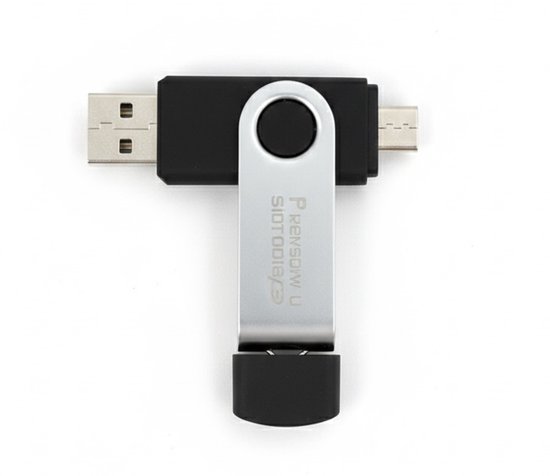 2-in-1 USB Stick 32GB Snelle Flash Drive voor iPhone, Samsung, Foto’s, Video’s & Bestanden, Draagbaar, Plug & Play