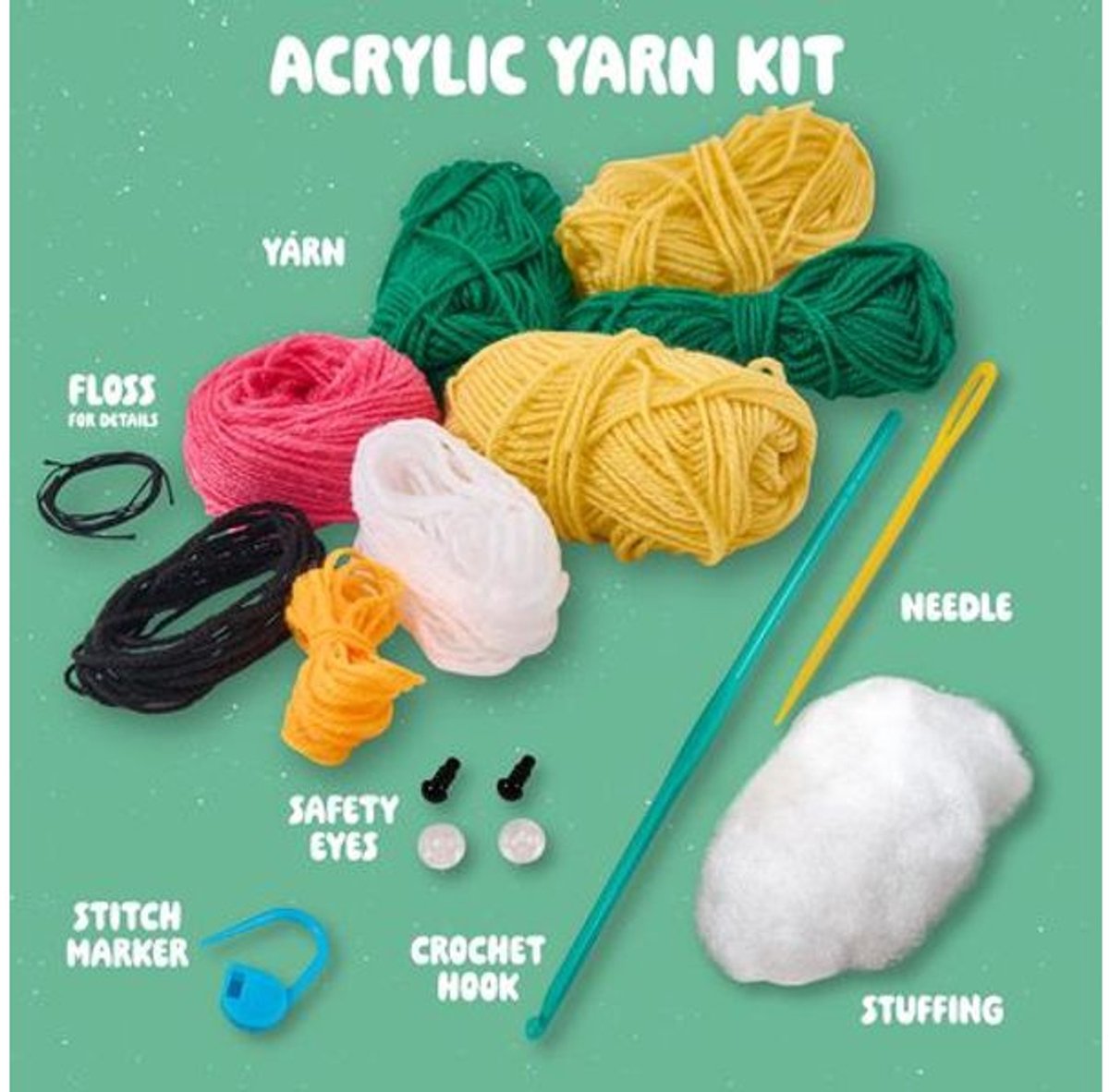 Plaid Bucilla - Haakset - Amigurumi Kit - Tropi-Pals - 49831E