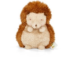 Bunnies By The Bay Smidgen de Egel knuffel - knuffeldier - geborduurde details - 20 cm - bruin
