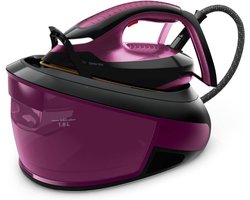 Aurixi® Strijkijzer met stoomgenerator - strijkijzer met stoom - Strijkijzer - Paars / Zwart - 26cm x 21cm x 36cm