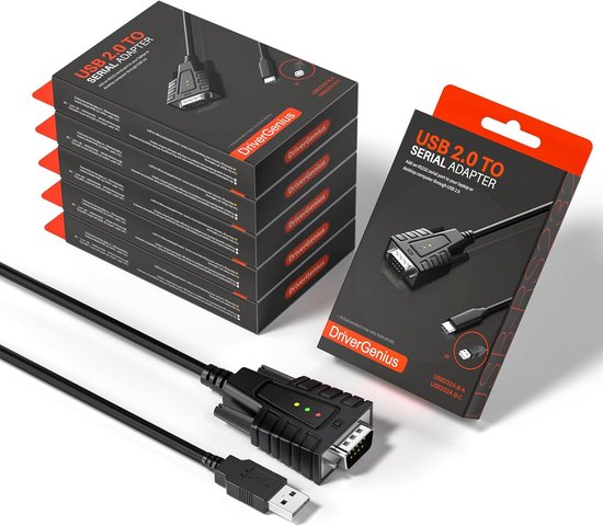 Adapter Usb Naar R232 USB naar RS232 Seriële Converter Adapter met 3 LED Statusindicatoren ...