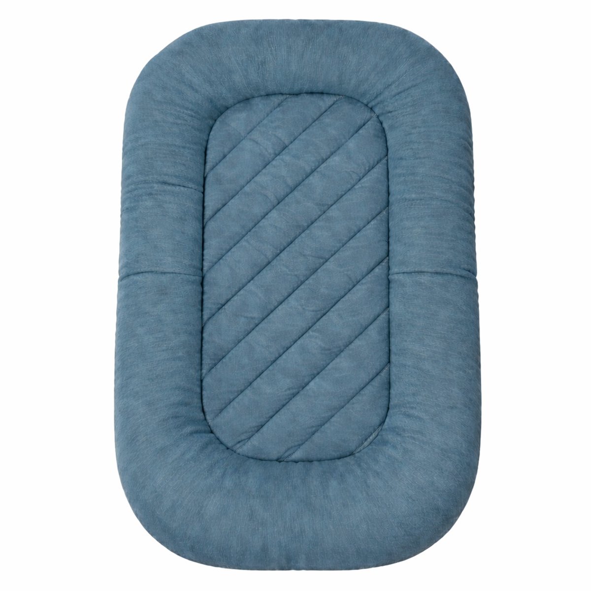 Honeybears Babynestje – Babynest meisjes/jongens - Zacht Babynestje – Wasbaar baby nestje - Blauw, groen – 75 x 45 cm