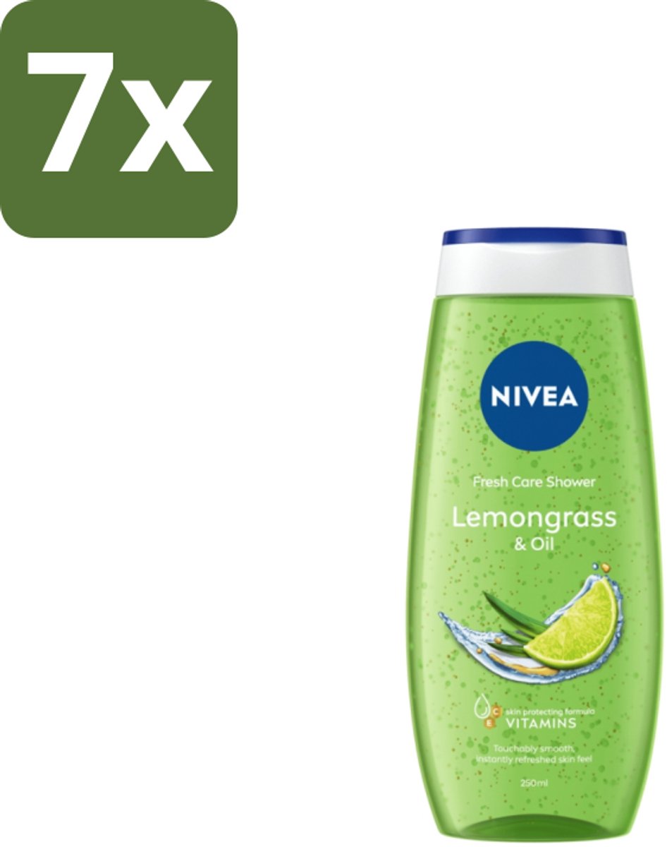 Nivea – Douchegel – Lemon & Oil – 250 ml - Bulkverpakking - 7 stuks