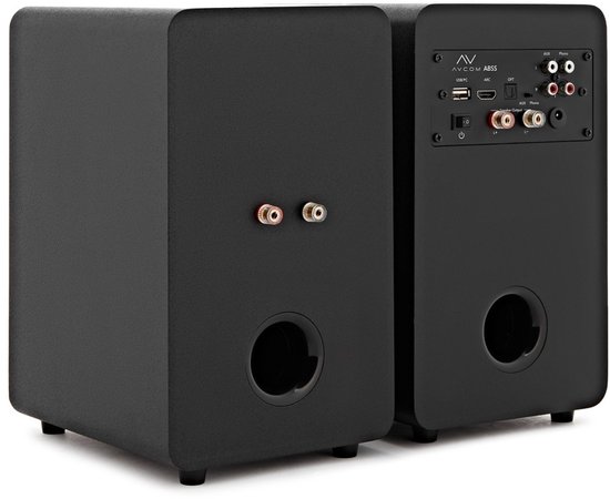 AVCOM Actief boekenplankluidspeakerpaar, zwart van AVCOM — afbeelding 3