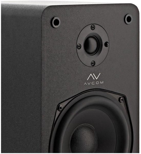 AVCOM Actief boekenplankluidspeakerpaar, zwart van AVCOM — afbeelding 5