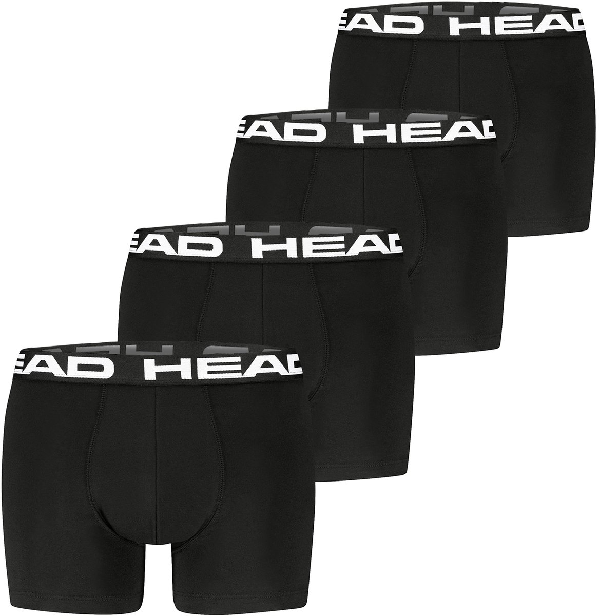 Head Basic boxerbroek voor heren, shorts, ondergoed, set van 4