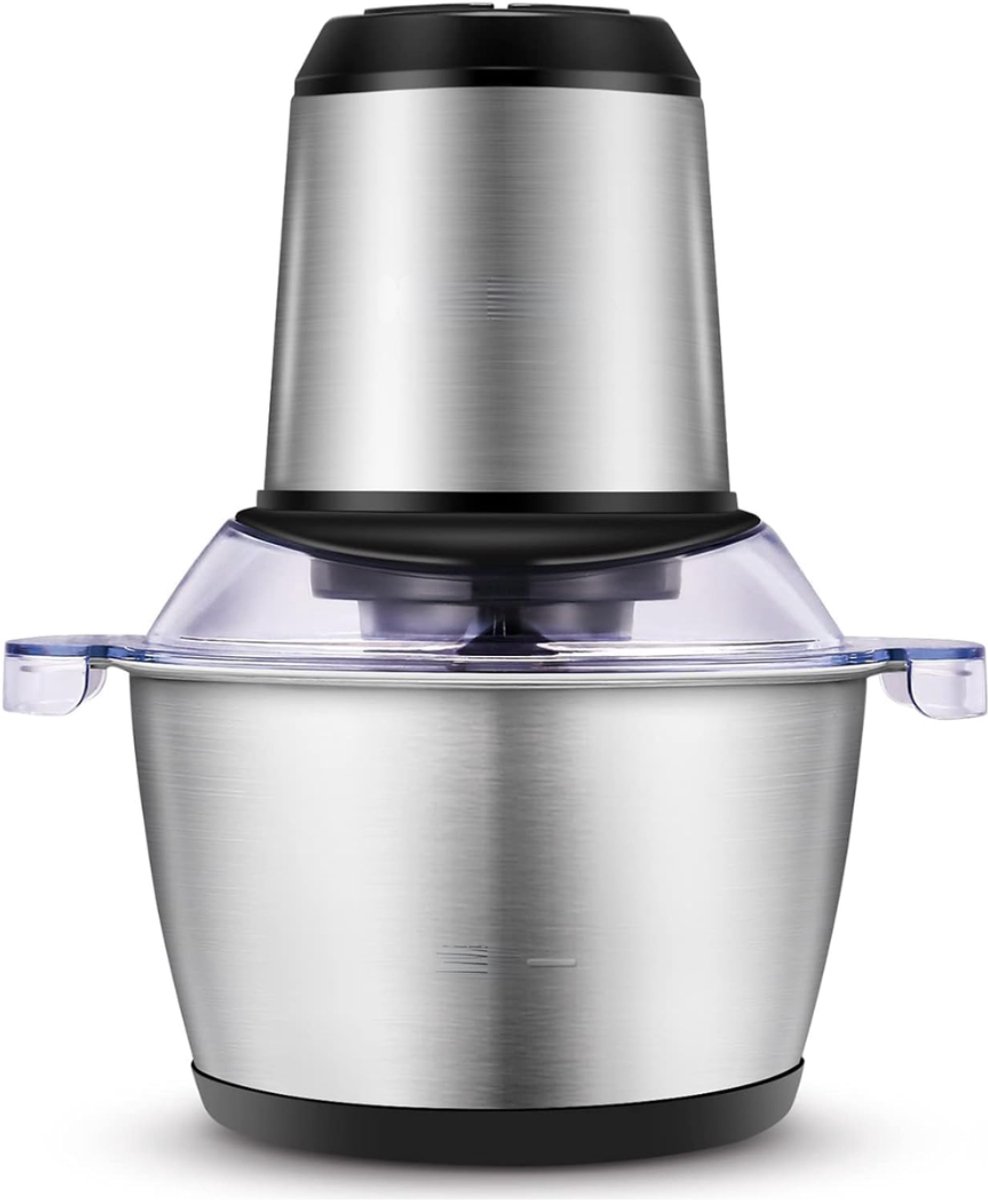 Aurixi® Hakmolen elektrisch - Hakmolen - Zilver- 22x 18x 25cm; 1.2 kg