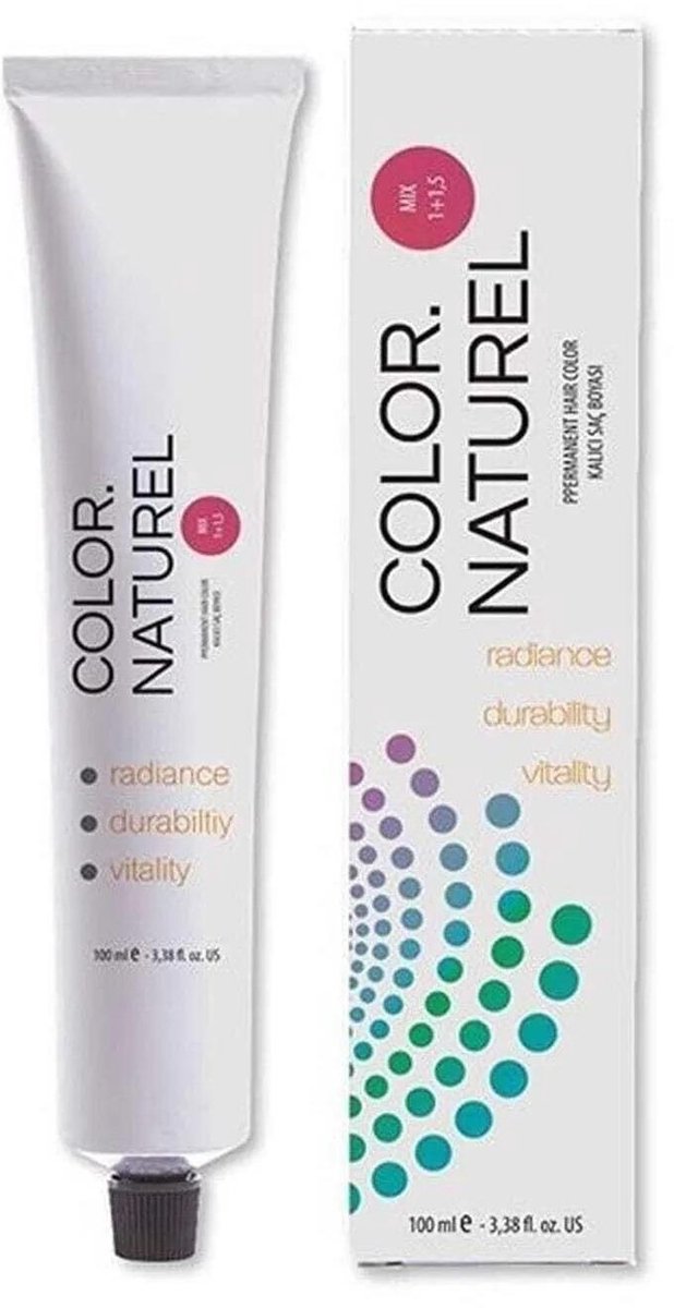 Color Naturel Permanente Haarkleur 100 ml 5.12 Licht Kastanje As Violet
